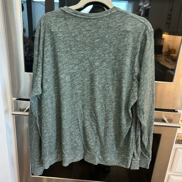 Vince Men's Heathered Forest Green Crewneck Sweatshirt XL GUC - Picture 4 of 4